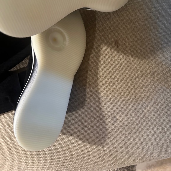 Designer over the knee sneaker boots.with black, grey sneaker soles. - Picture 3 of 7